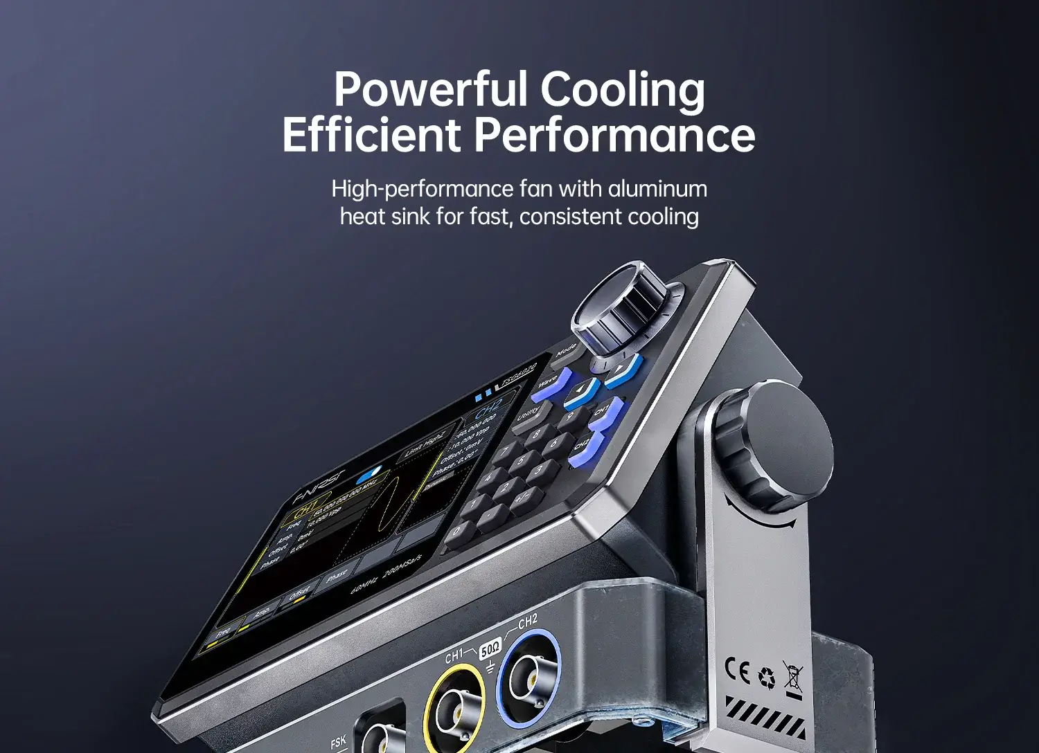 Máy tạo tín hiệu FNIRSI® TSG6020 2CH 200MSa/s Function Signal Generator