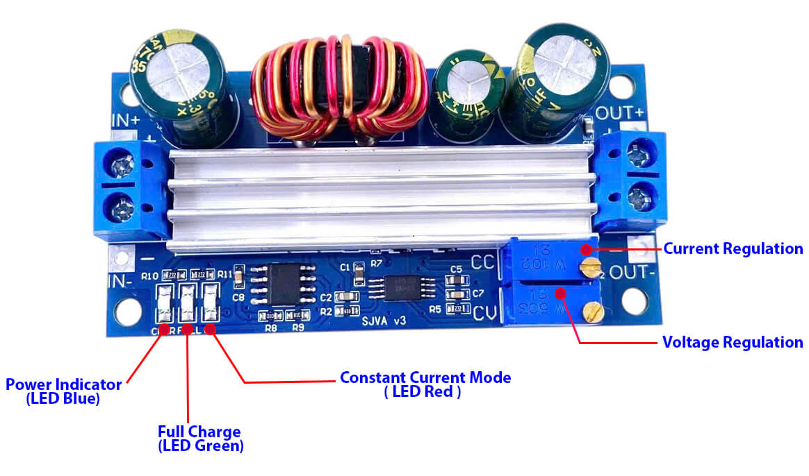 Mạch ổn áp DC-DC Buck Boost Conveter FP5139 60W