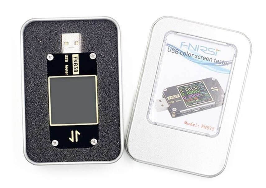 Đo dòng áp, công suất cổng USB đa năng FNIRSI® FNB38 USB Tester