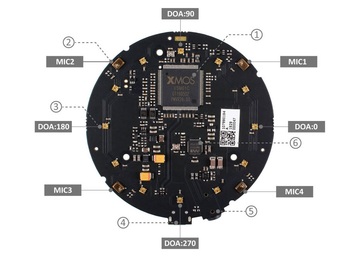 Mạch ReSpeaker USB Mic Array