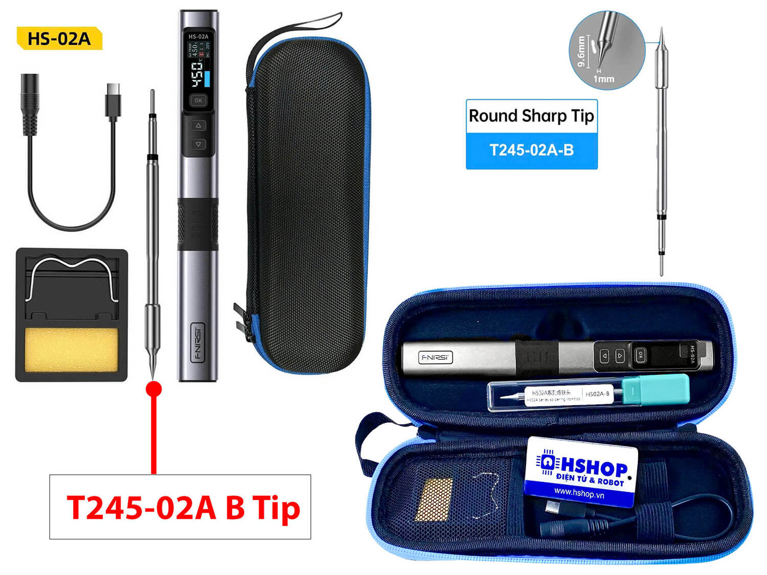 Mỏ hàn FNIRSI® HS-02A Intelligent Soldering Iron