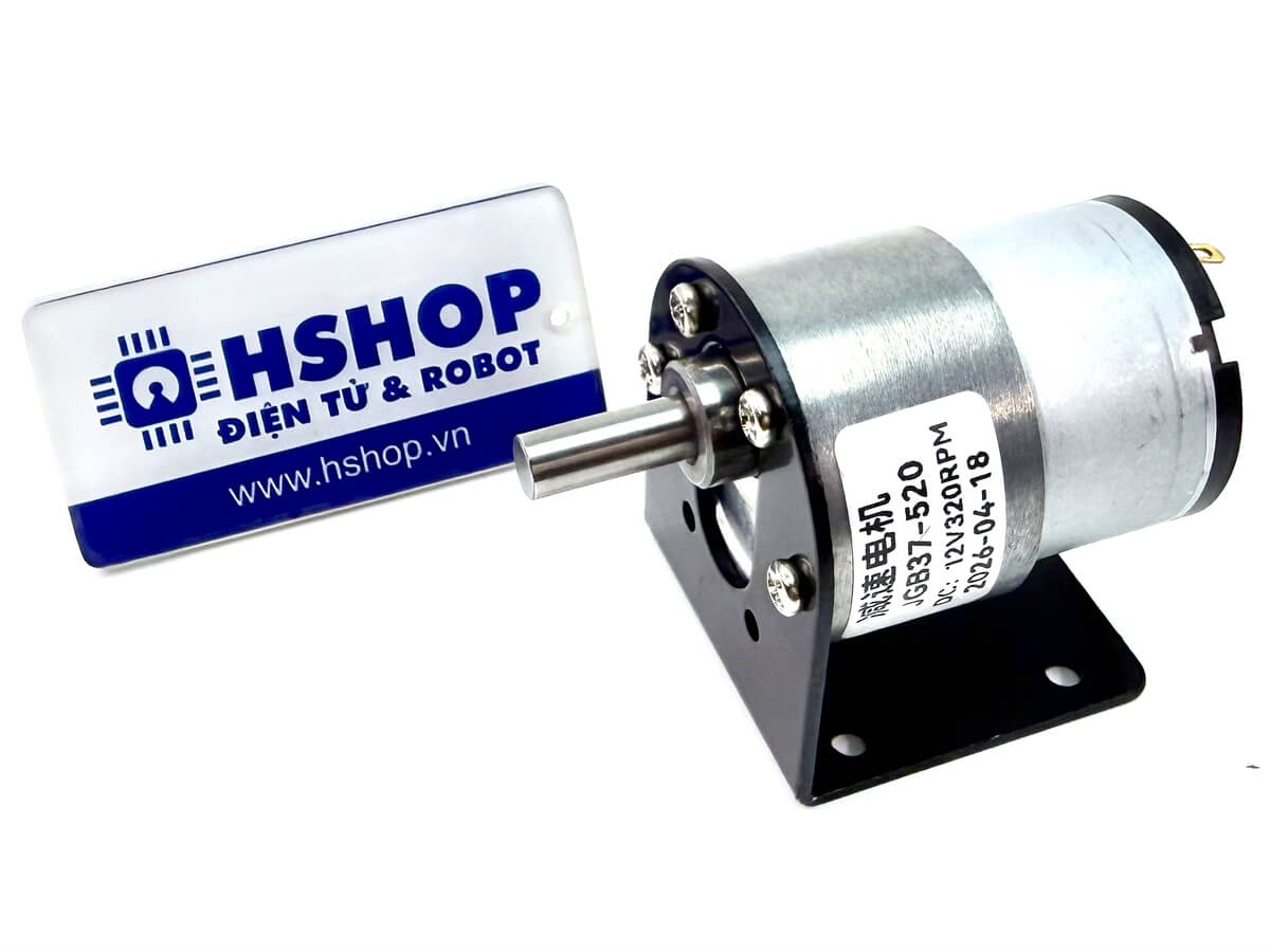 Gá bắt kim loại cho động cơ đường kính 37mm DC Geared Motor Mounting Bracket