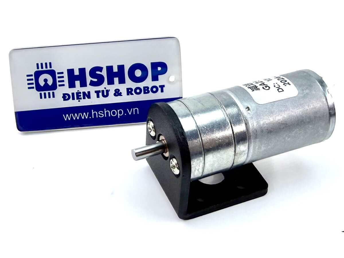 Gá bắt kim loại cho động cơ đường kính 25mm DC Geared Motor Mounting Bracket