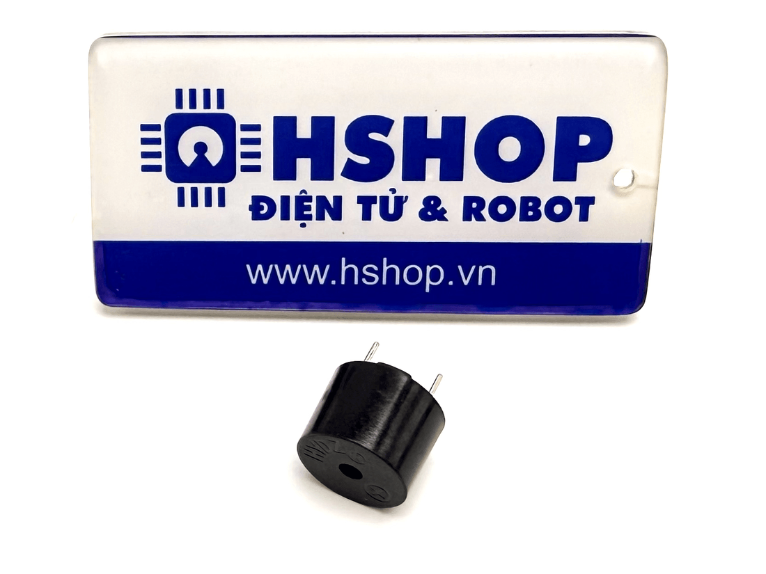 Còi Active Buzzer 5VDC Ø12 x 9.5mm