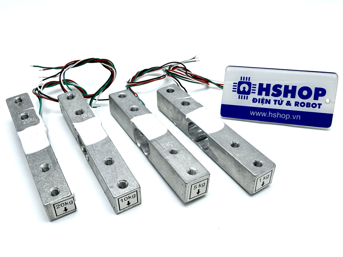 Cảm biến lực Loadcell 5Kg, dùng đo lường trọng lượng hoặc lực tác động