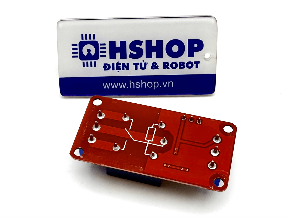 Mạch 1 Relay Opto chọn mức kích High/Low (5/12/24VDC)