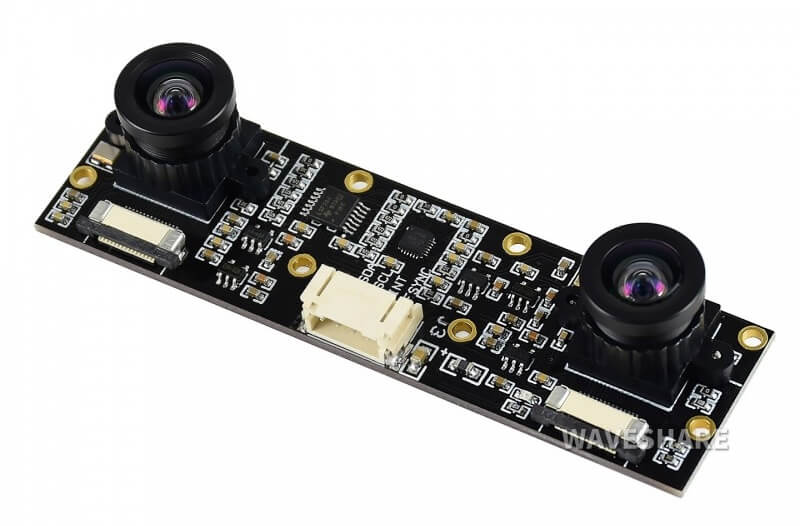 Waveshare Binocular IMX219 Camera Module, IMX219-83 Stereo Camera, 8MP, Applicable for Jetson Nano and Raspberry Pi