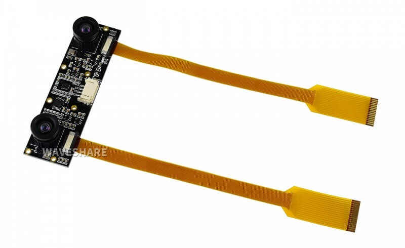 Waveshare Binocular IMX219 Camera Module, IMX219-83 Stereo Camera, 8MP, Applicable for Jetson Nano and Raspberry Pi