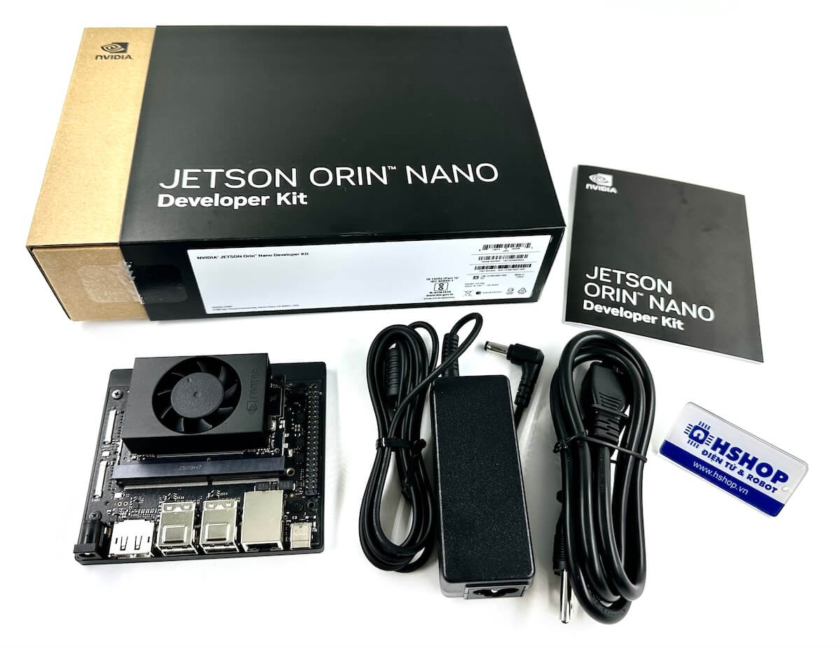 Máy tính nhúng AI NVIDIA Jetson Orin Nano Super Developer Kit (67 TOPS, 8GB, 25W)