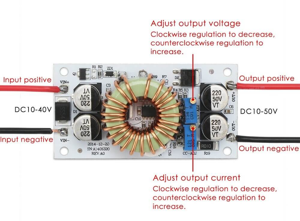 Mạch tăng áp DC-DC Boost Converter 250W