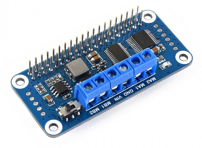 Mạch Waveshare Motor Driver HAT for Raspberry Pi I2C Interface