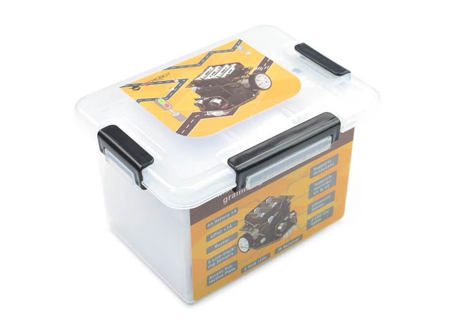 Bộ kit DFRobot micro:Maqueen Plus V2 (NiMH Rechargeable Battery) - STEAM Education Robot for micro:bit