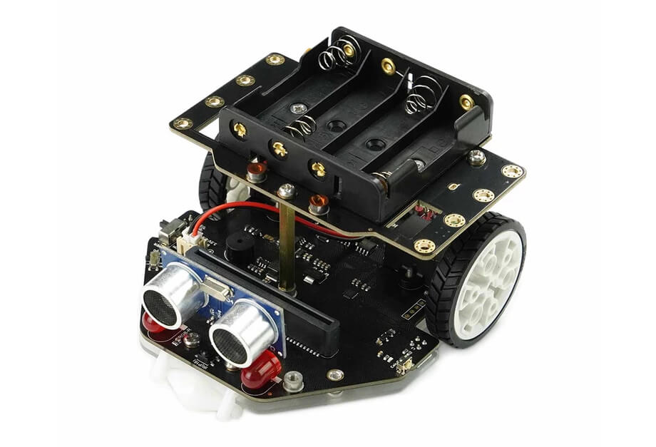 Bộ kit DFRobot micro:Maqueen Plus V2 (NiMH Rechargeable Battery) - STEAM Education Robot for micro:bit
