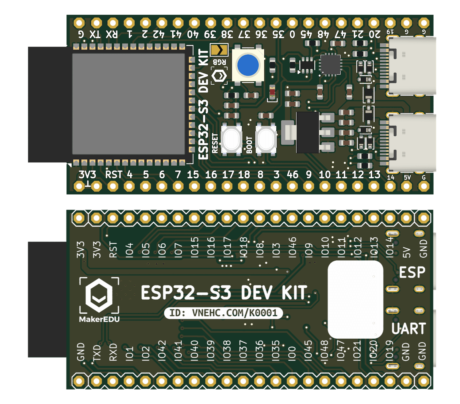 Mạch phát triển MKE-K01 ESP32-S3 Dev Kit