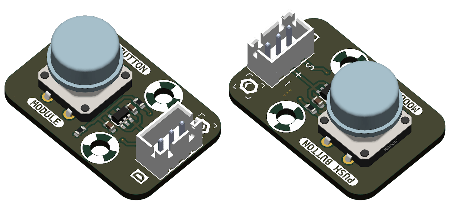 Mạch nút nhấn MKE-M02 Button RGYBW Module