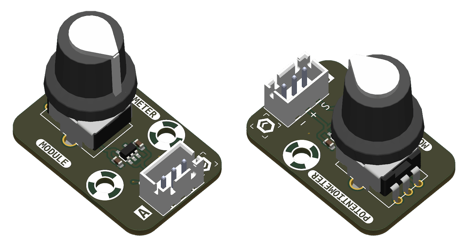 Mạch biến trở MKE-M04 Potentiometer RGYBW Module