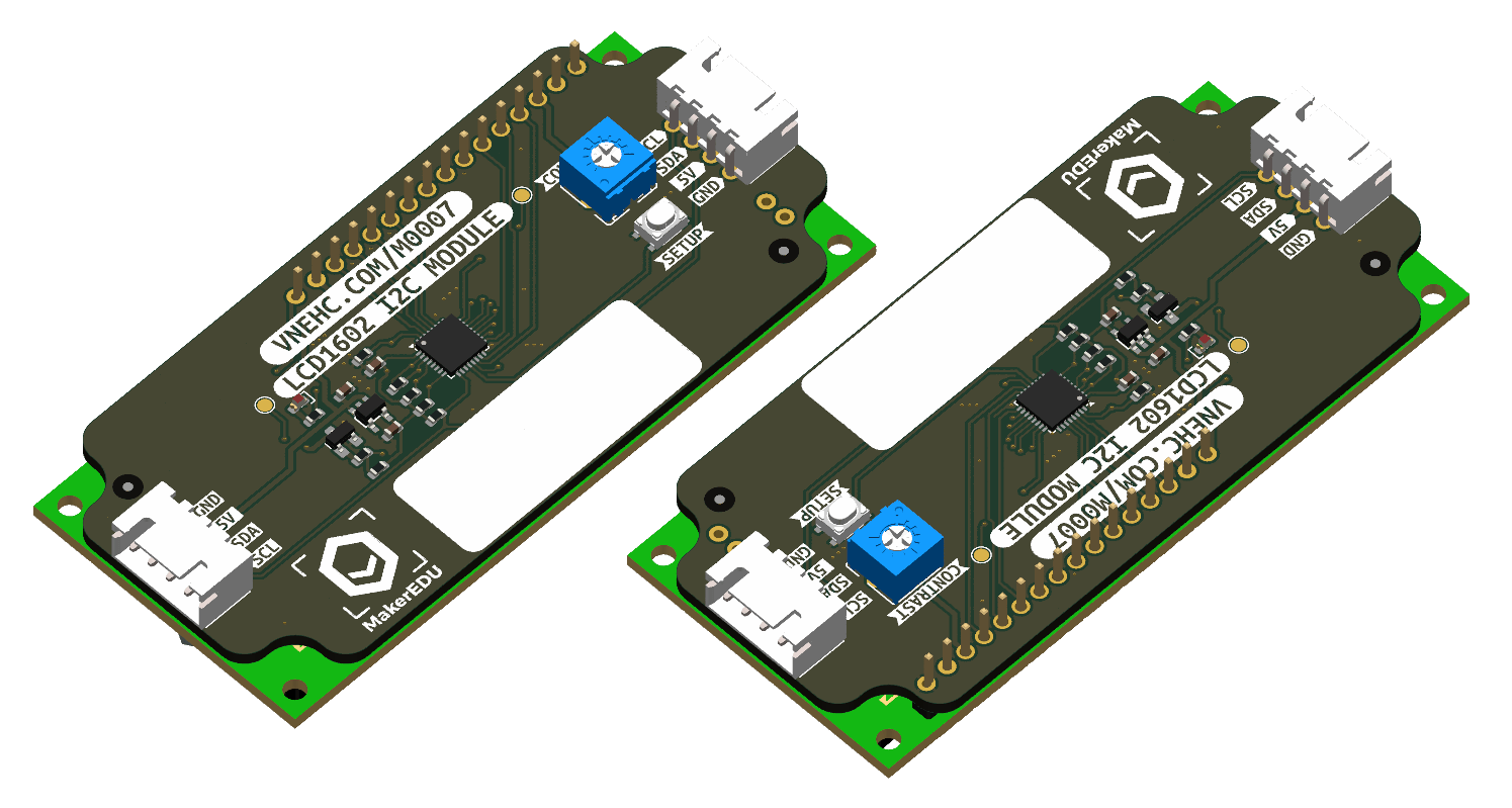 Mạch hiển thị MKE-M07 LCD1602 I2C Module