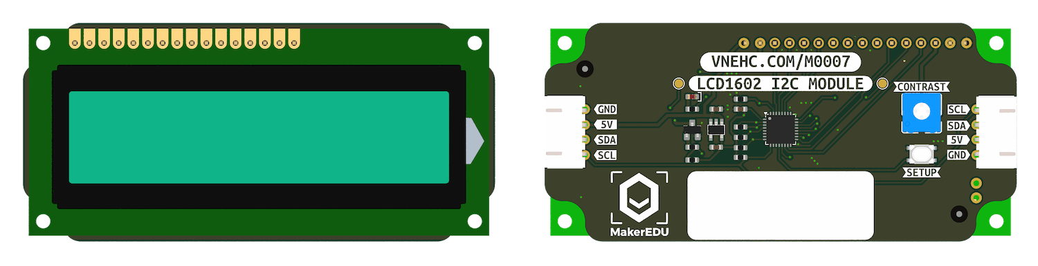 Mạch hiển thị MKE-M07 LCD1602 I2C Module