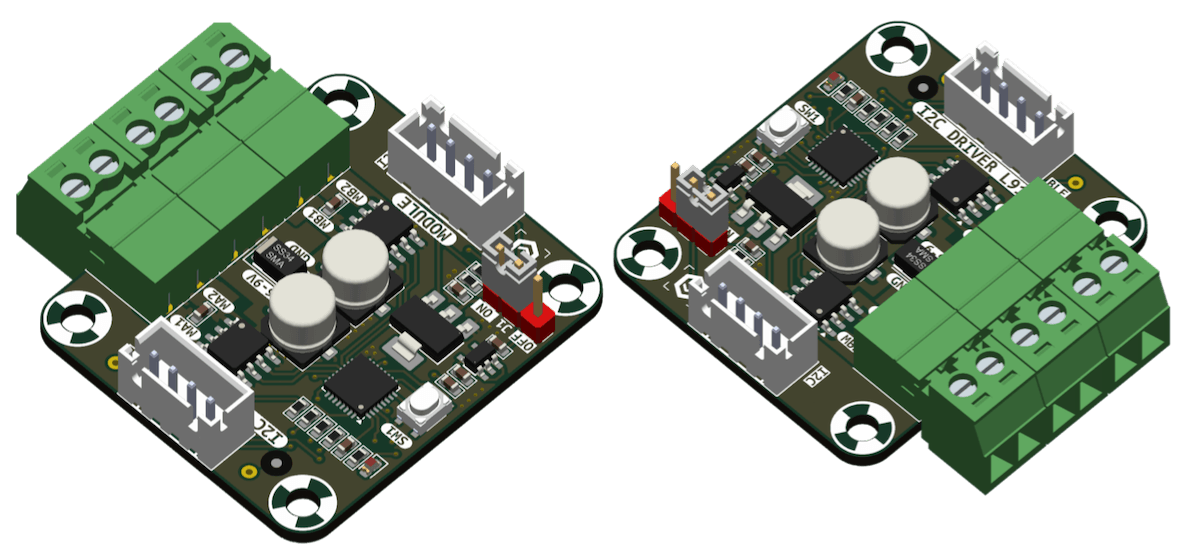 Mạch điều khiển động cơ DC MKE-M17 L9110 I2C Motor Driver Module
