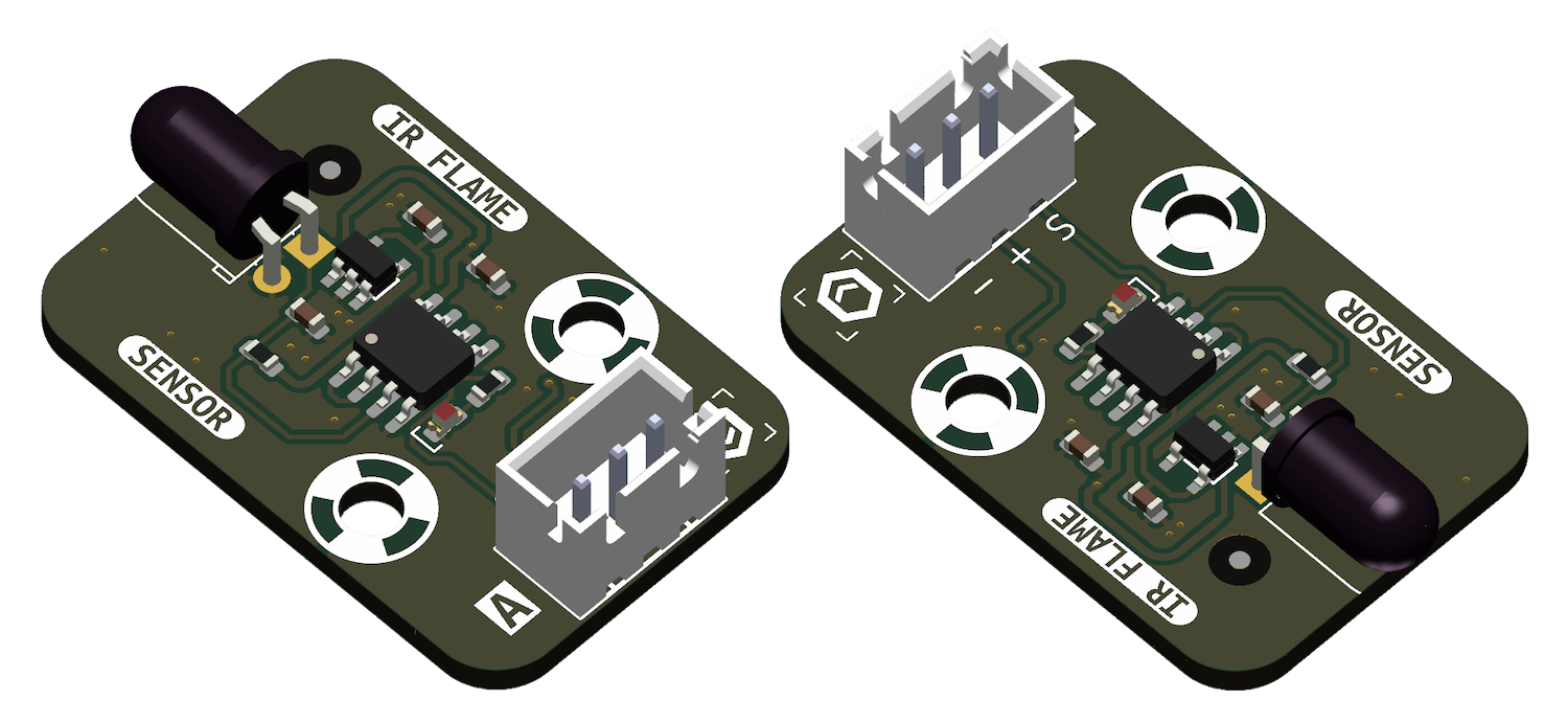 Cảm biến lửa hồng ngoại MKE-S04 IR Flame Sensor