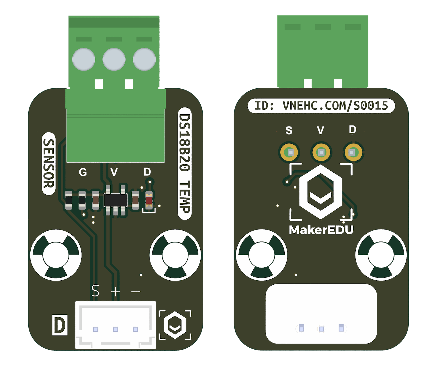 Cảm biến nhiệt độ chống nước MKE-S15 DS18B20 Waterproof Temperature Sensor