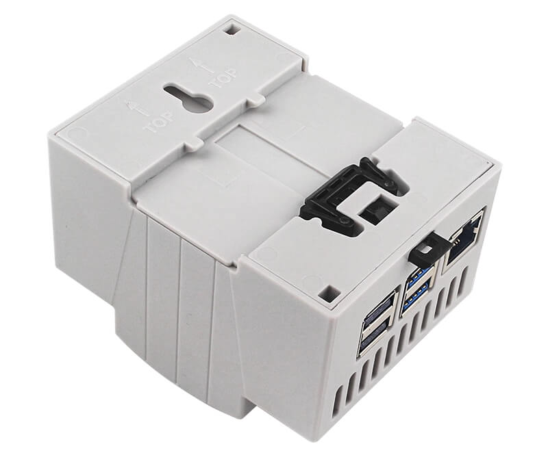 Vỏ bảo vệ bằng nhựa ABS DIN Rail Case for Raspberry Pi 5