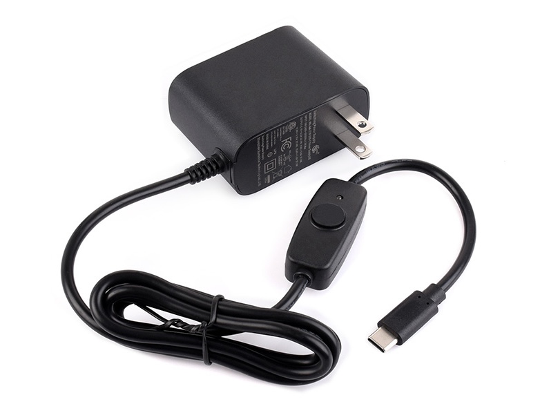 Waveshare 27W USB Type-C Power Supply Type C, PD Power Supply, Suitable For Raspberry Pi 5