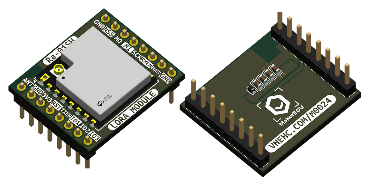 Mạch MKE-M24 Ra-01SH LoRa Module, Semtech SX1262, 803 ~ 930MHz