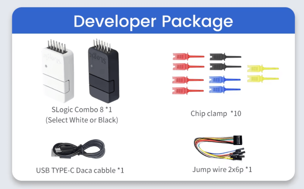 Sipeed SLogic Combo 8 Logic Analyzer DAPLink CKLink Debugger Tool