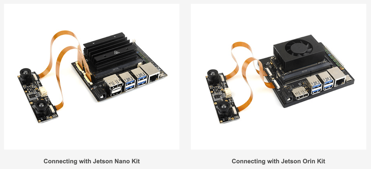Waveshare Binocular IMX219 Camera Module, IMX219-83 Stereo Camera, 8MP, Applicable for Jetson Nano and Raspberry Pi