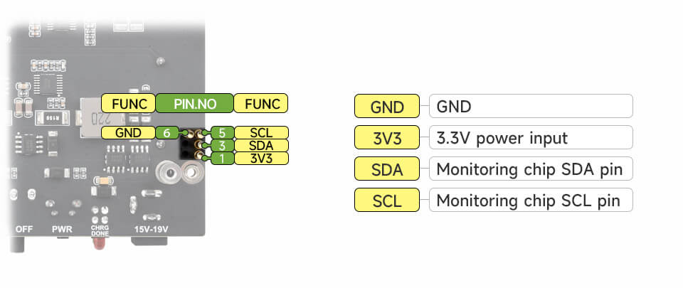 Waveshare Uninterruptible Power Supply UPS Module (C) For Jetson Orin, Supports 21700 Li battery, Pogo Pins Connector