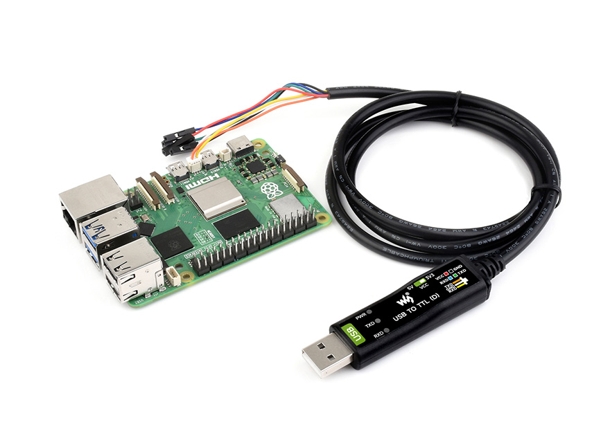 Waveshare Industrial USB TO TTL (D) Serial Cable, Original FT232RNL Chip
