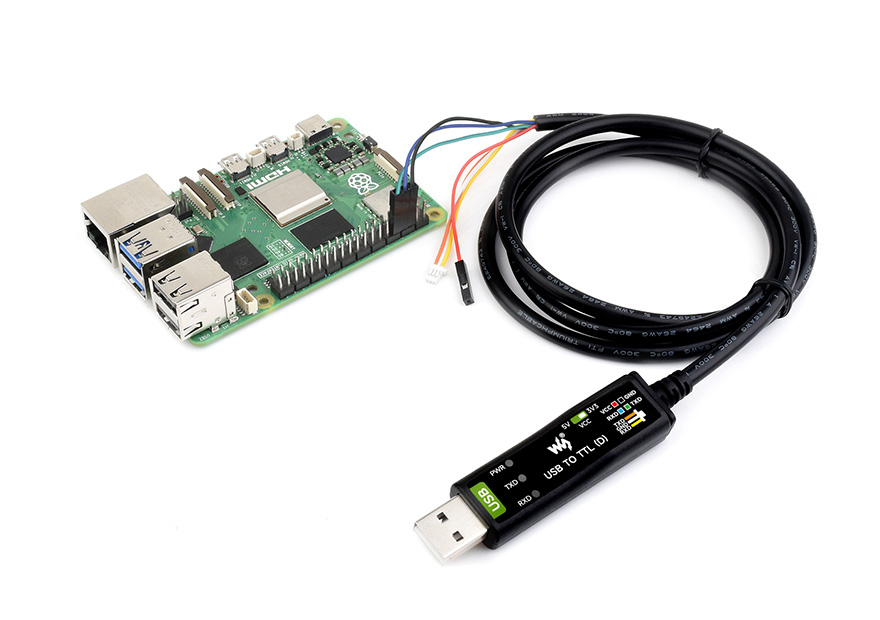 Waveshare Industrial USB TO TTL (D) Serial Cable, Original FT232RNL Chip