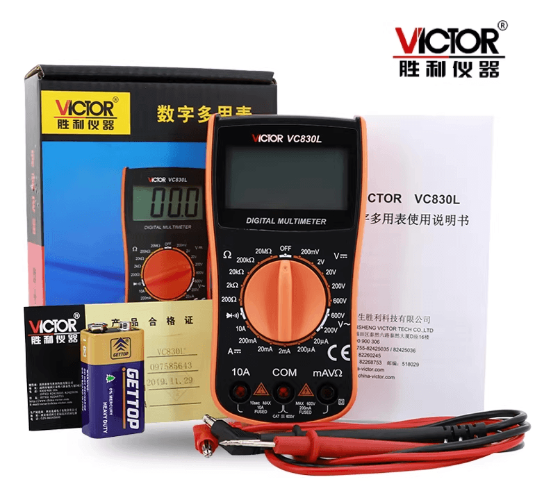 Đồng hồ đa năng VOM Digital Multimeter Victor VC830L