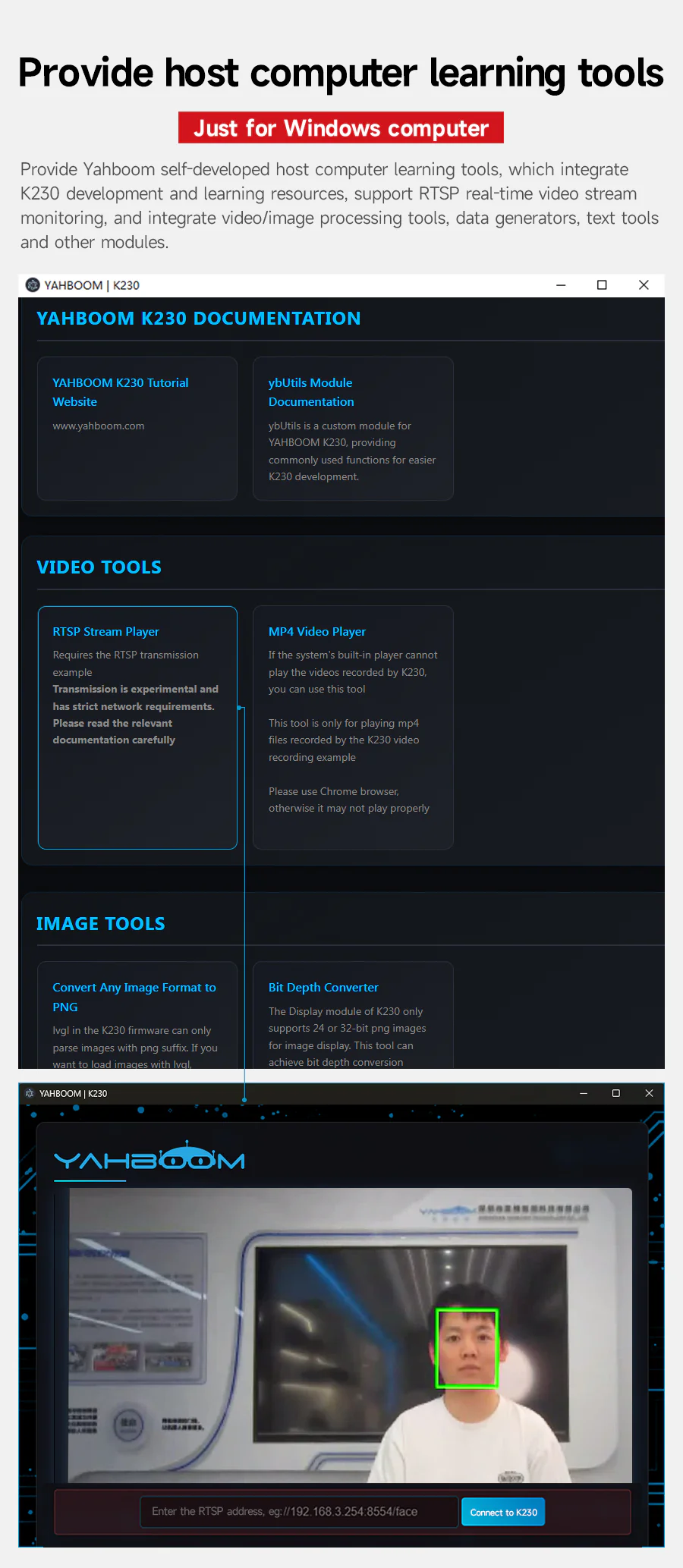 Yahboom K230 AI Vision Recognition Camera Module, RISC-V, 6 TOPS, 1GB RAM