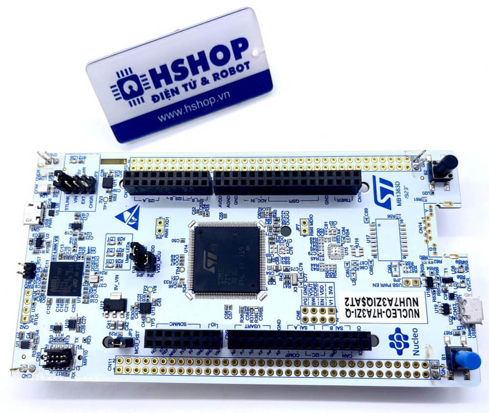 Kit NUCLEO-H7A3ZI-Q, STM32 Nucleo-144 development board with STM32H7A3ZI MCU