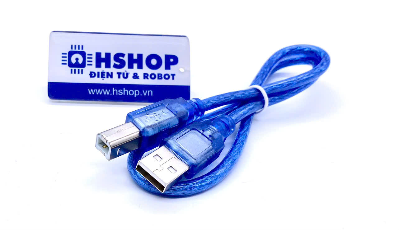 Cáp USB type B 30/50/100cm, cáp USB-B máy in