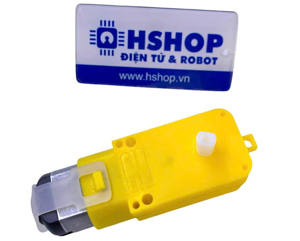 Động cơ DC giảm tốc V1 Dual Shaft Plastic Geared TT Motor