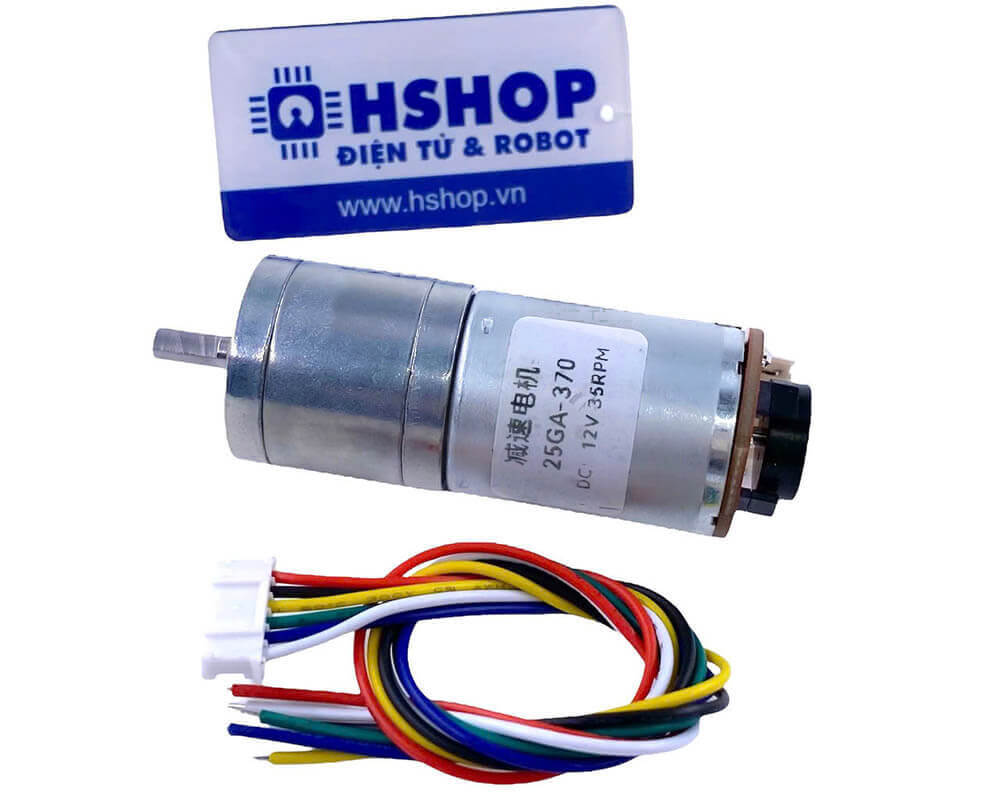 Động Cơ DC Servo GA25-370 DC Geared Motor
