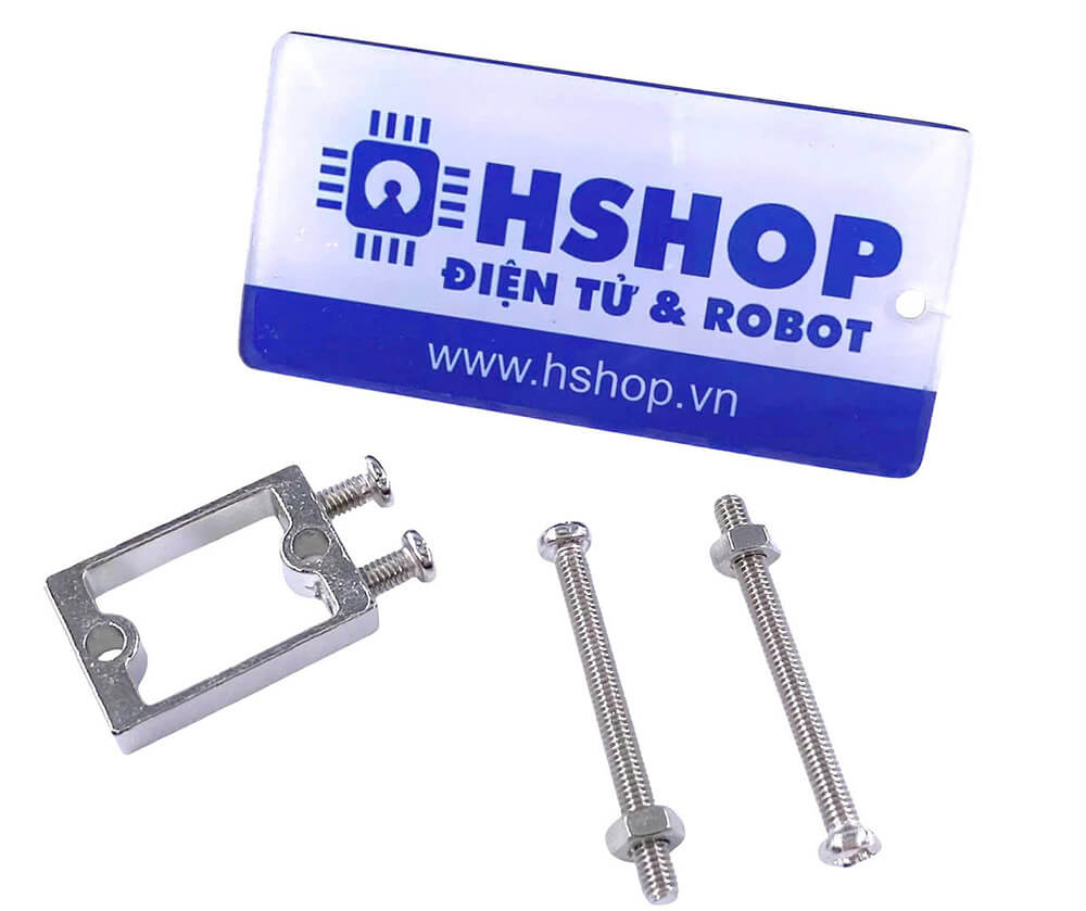 Gá bắt động cơ DC Giảm tốc V1 Plastic Geared TT Motor Mounting Bracket