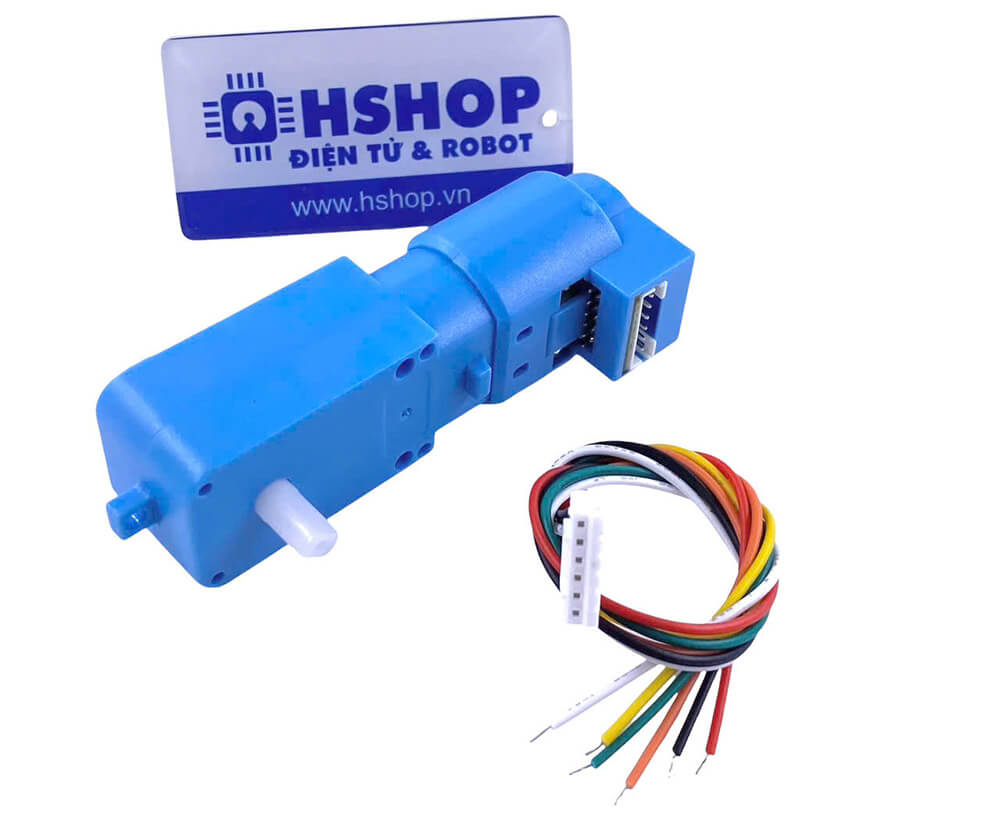 Động cơ DC Servo Geared TT Motor with Encoder Ratio 1:45