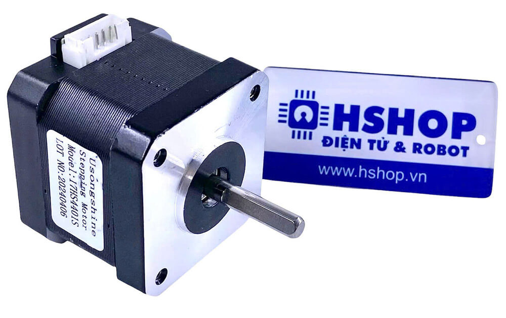Động cơ bước Size 42mm Nema 17 Stepper Motor Usongshine 17HS4401 (mới 100%)