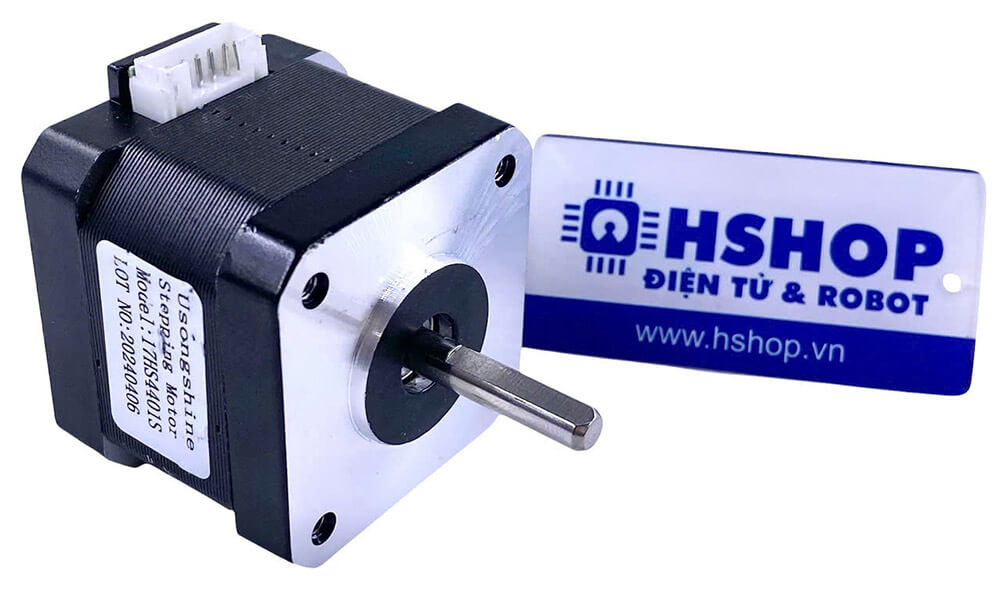 Động cơ bước Size 42mm Nema 17 Stepper Motor Usongshine 17HS4401 (mới 100%)