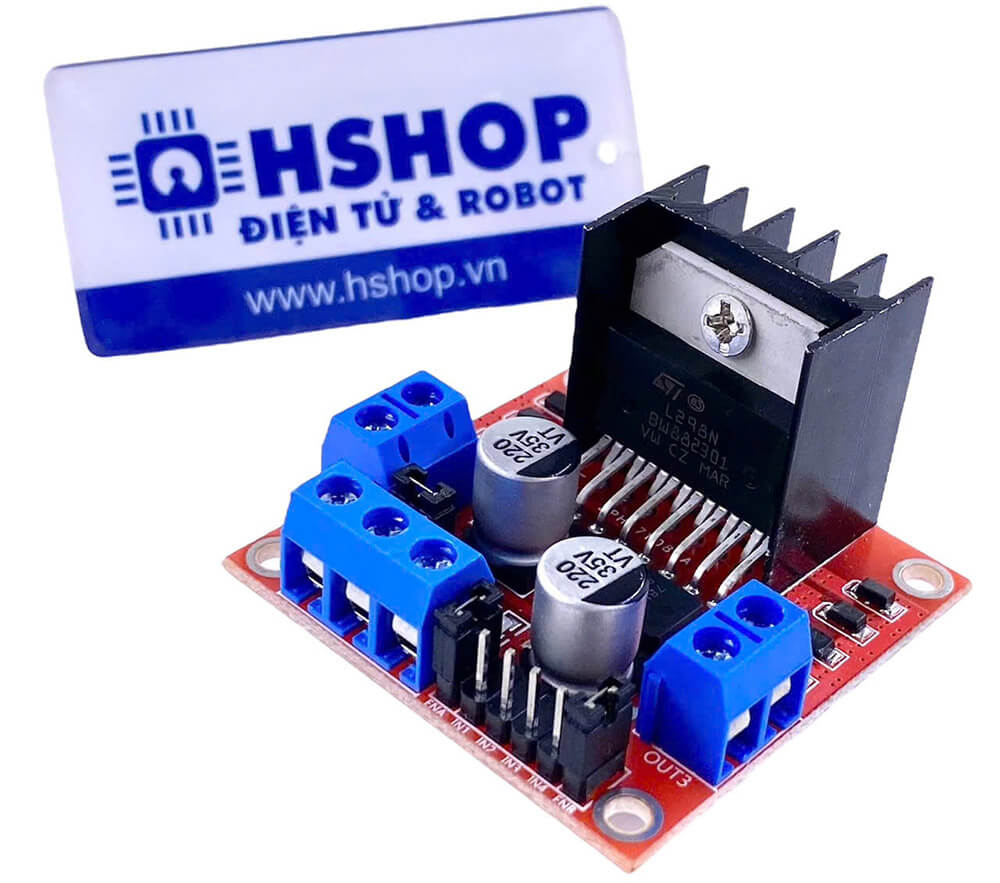 Mạch điều khiển động cơ L298 DC Motor Driver