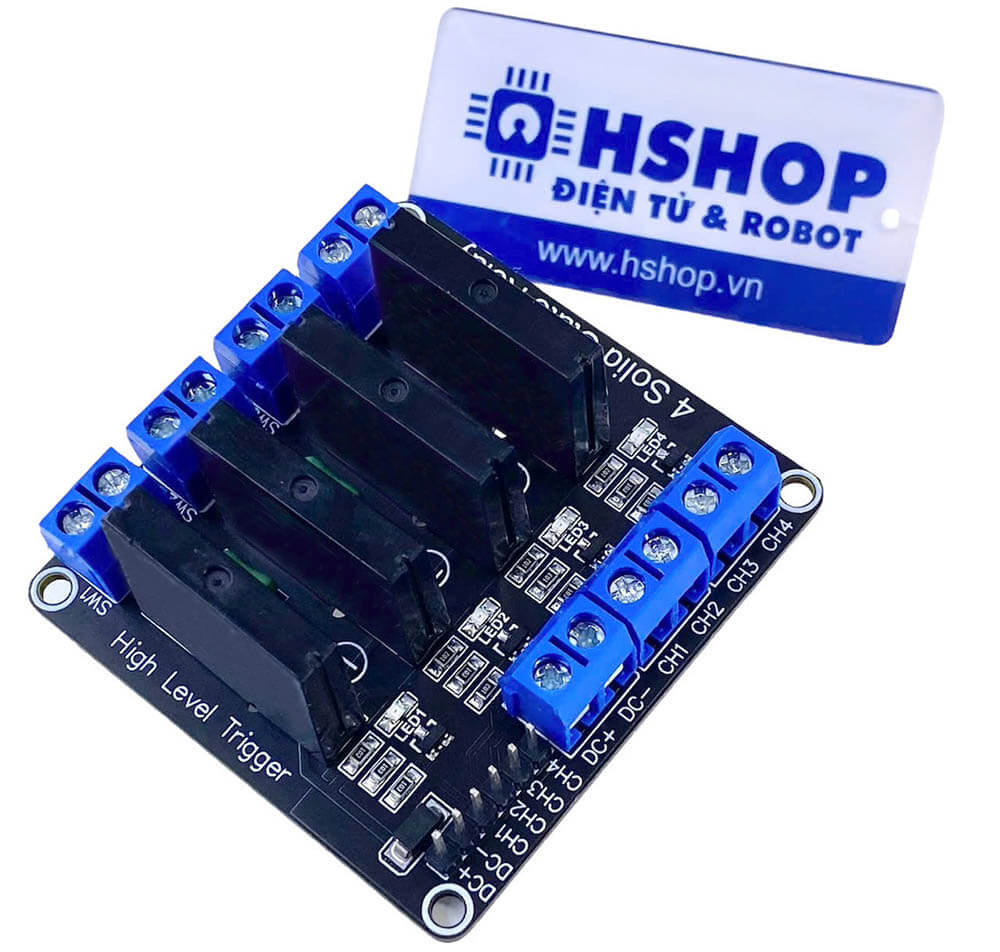 Mạch 4 Solid State Relay SSR 2A/240VAC