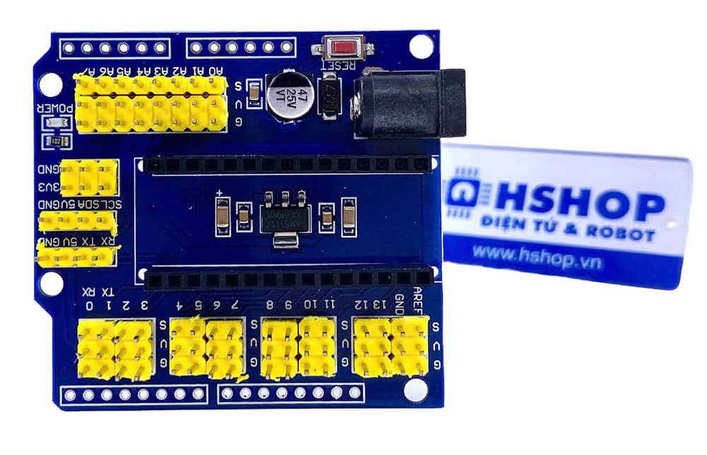 Đế ra chân Nano I/O Shield V2 (Arduino Nano Compatible)
