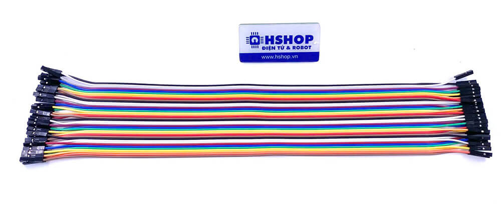 Dây Cắm Breadboard cái cái 30cm 40 sợi loại tốt (F-F Jumper Wire)