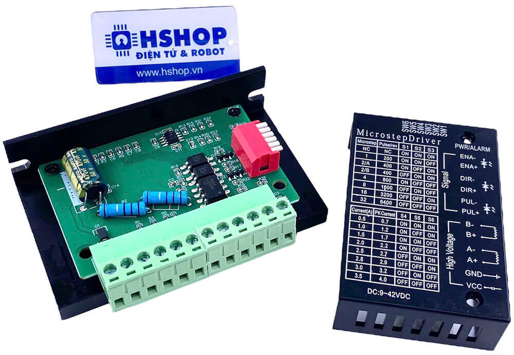 Bộ điều khiển động cơ bước Stepper Motor Driver Microstep 3.5A 40VDC