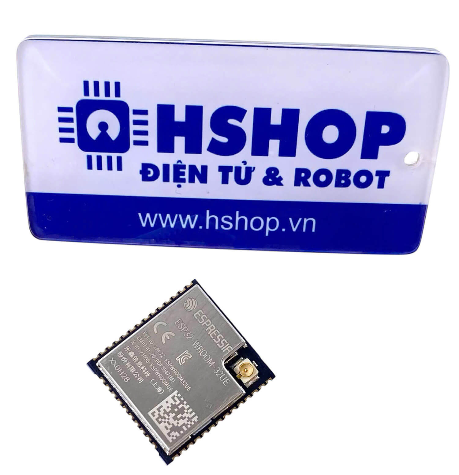 Module Wifi BLE SoC ESP32 ESP-WROOM-32UE chính hãng Espressif