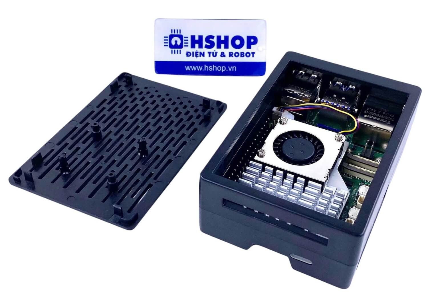 Vỏ bảo vệ bằng nhựa ABS Case for Raspberry Pi 5 V2